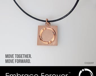 ECHOES charm - COPPER pendant (free shipping!)