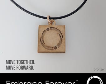 ECHOES charm - BRONZE pendant (free shipping!)