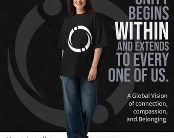 OVERSIZE TEE - Embrace Forever - Move together.  Move forward.