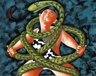 THE SNAKE WRESTLER