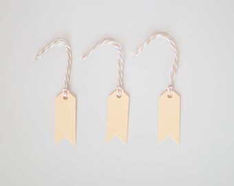 Small Arrow Tags - 10 Arrow Cardstock Hang Tags