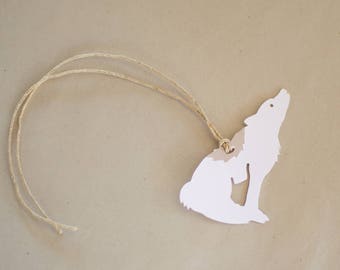 Wolf Gift Tags - Set of 8 White Wolf Hang Tags