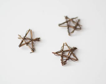 Small Twig Stars - 8 Rustic Grapevine Twig Stars