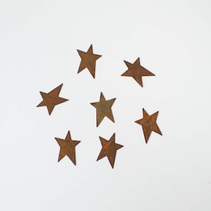Rusty Tin Stars - Primitive Rustic Metal Stars