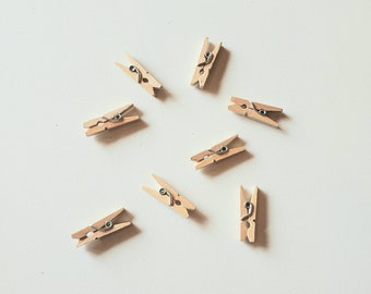Small Wood Clothespin