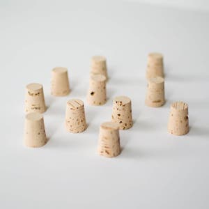 Natural Corks for Crafts and DIY Projects – Set of 20 Rustic Corks, Size #6