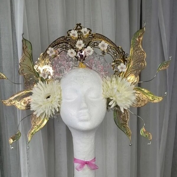 gold fairy headpiece