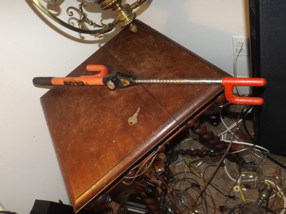 Original 1980s THE CLUB Car AntiTheft Device w/Key Works Etsy