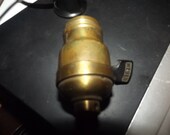 Antique 1910 Weber Fat Boy Large Brass Victorian Light Fixture Stained Slag Glass Table Lamp Paddle Socket Ceramic Inside Exc Cond