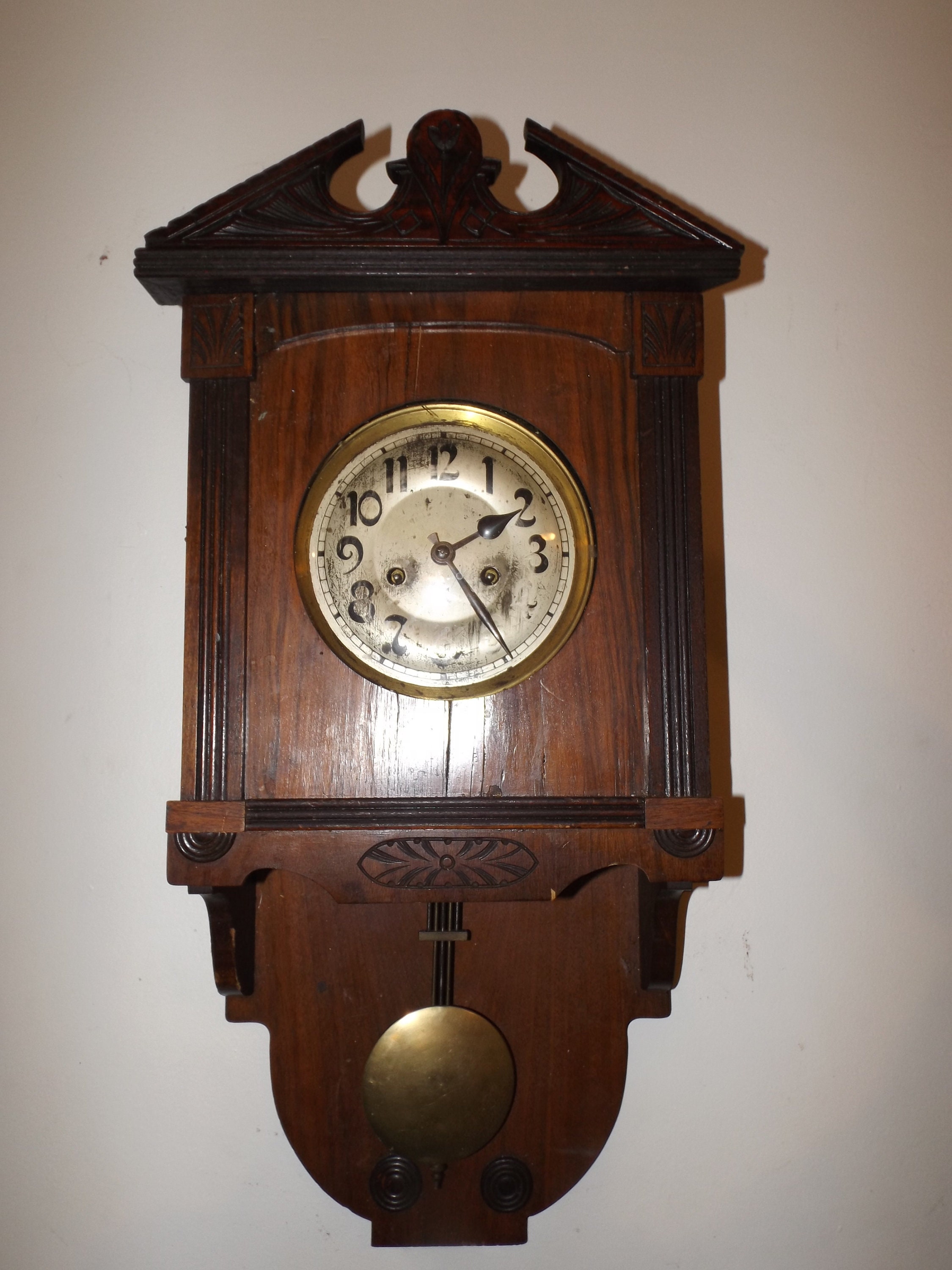 Antique German Wall Clock for sale Only 3 left at 70