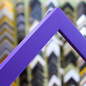 Confetti Collection - Solid Colors - Matte Finish Wooden Picture Frames - Custom Made - Handcrafted.