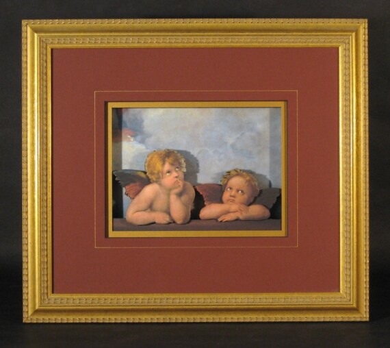 Raphael Single Cherub Angel Religious Wall Picture 8x10 Art Print