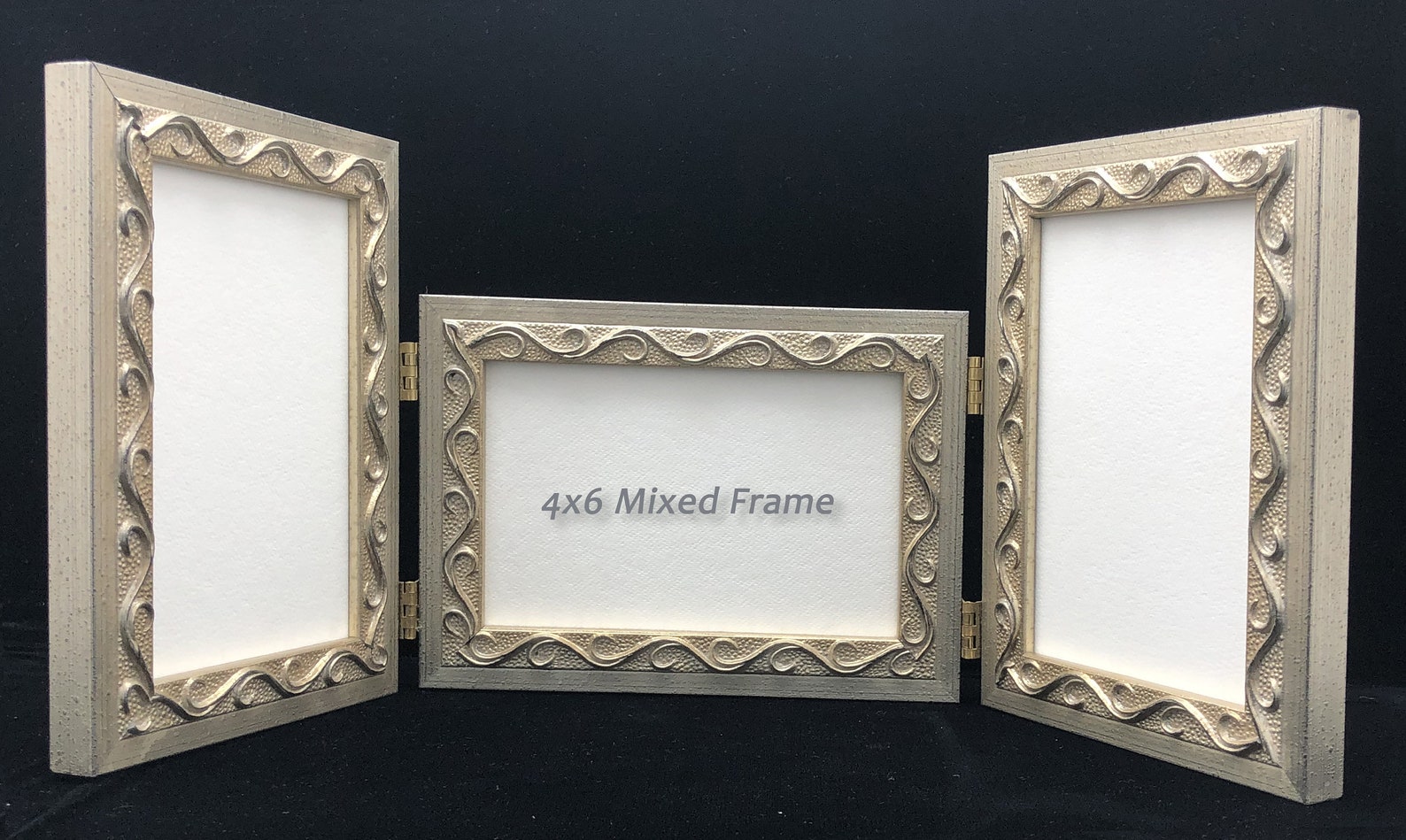 Picture Frames Double / Triple Hinged Wood Pic Photo Art Frame Etsy