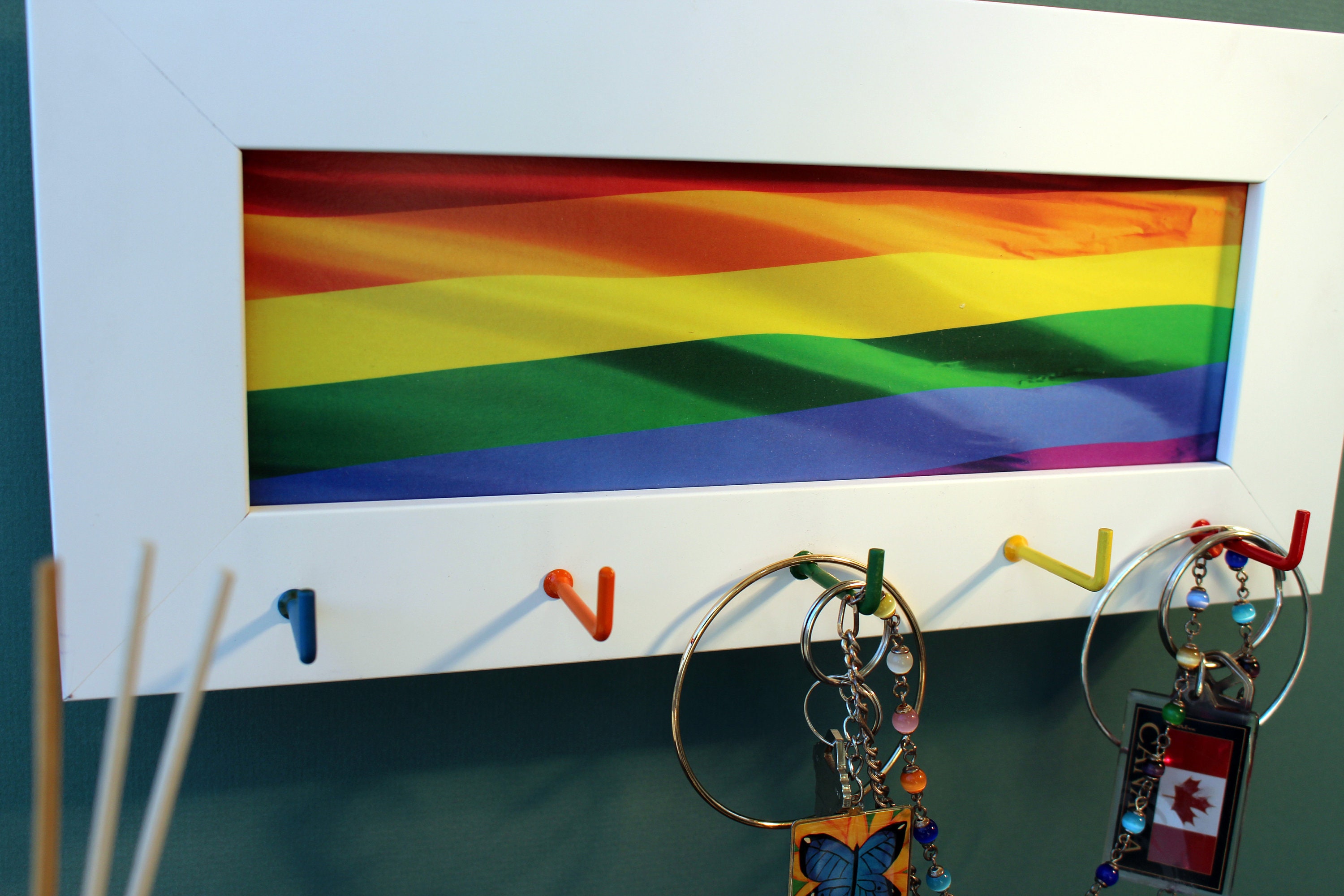 Pride Flags Key Pride Flag, Keyholder,lgbtq Gift, Rainbow Keyholder,true Colors, LGBTQ ...