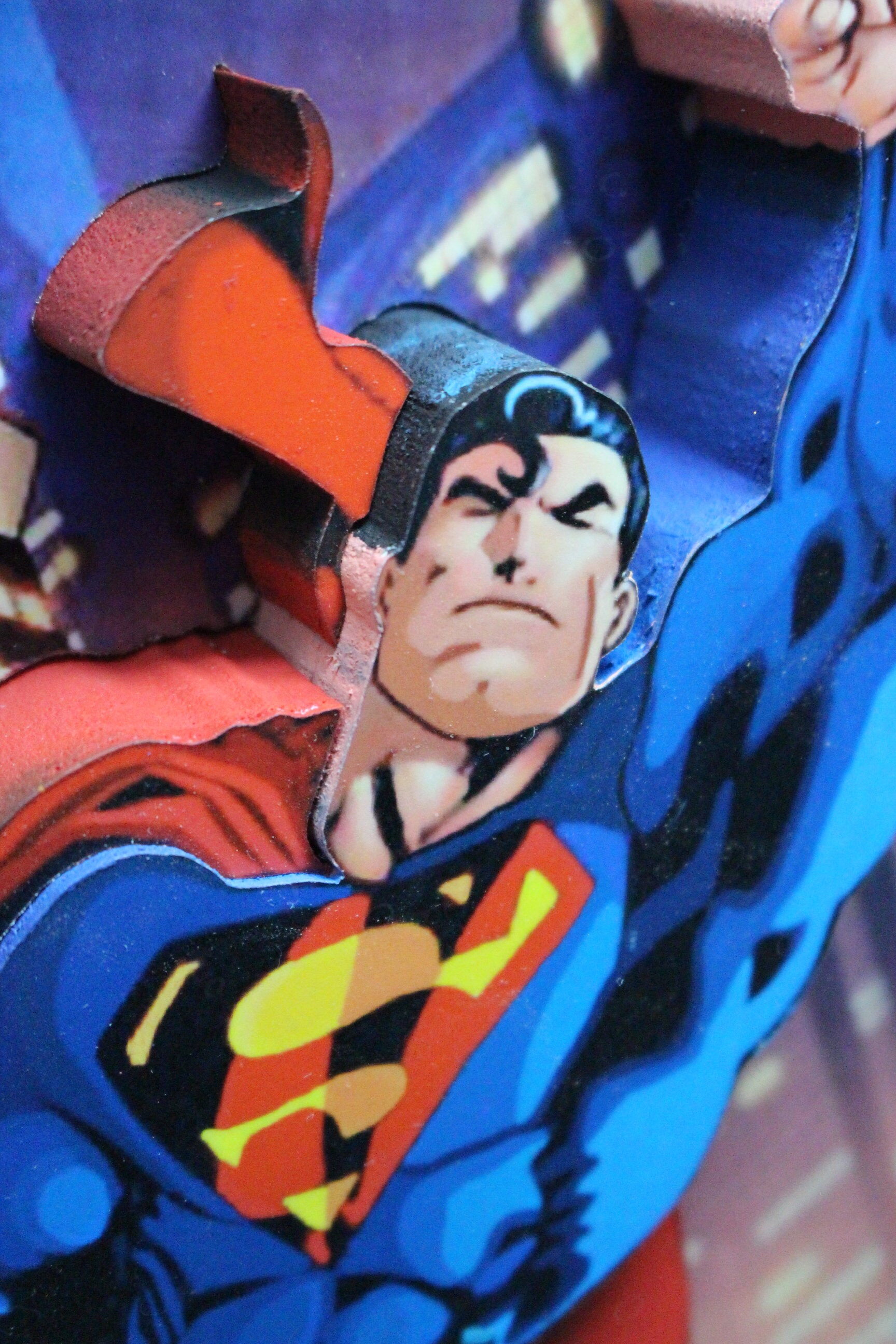 Superman Comic Book Picture Framed 3D Art Clark Kent DC - Etsy Singapore