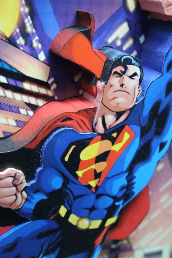 Superman スーパーマン パーカー イラスト S ブルー 至上