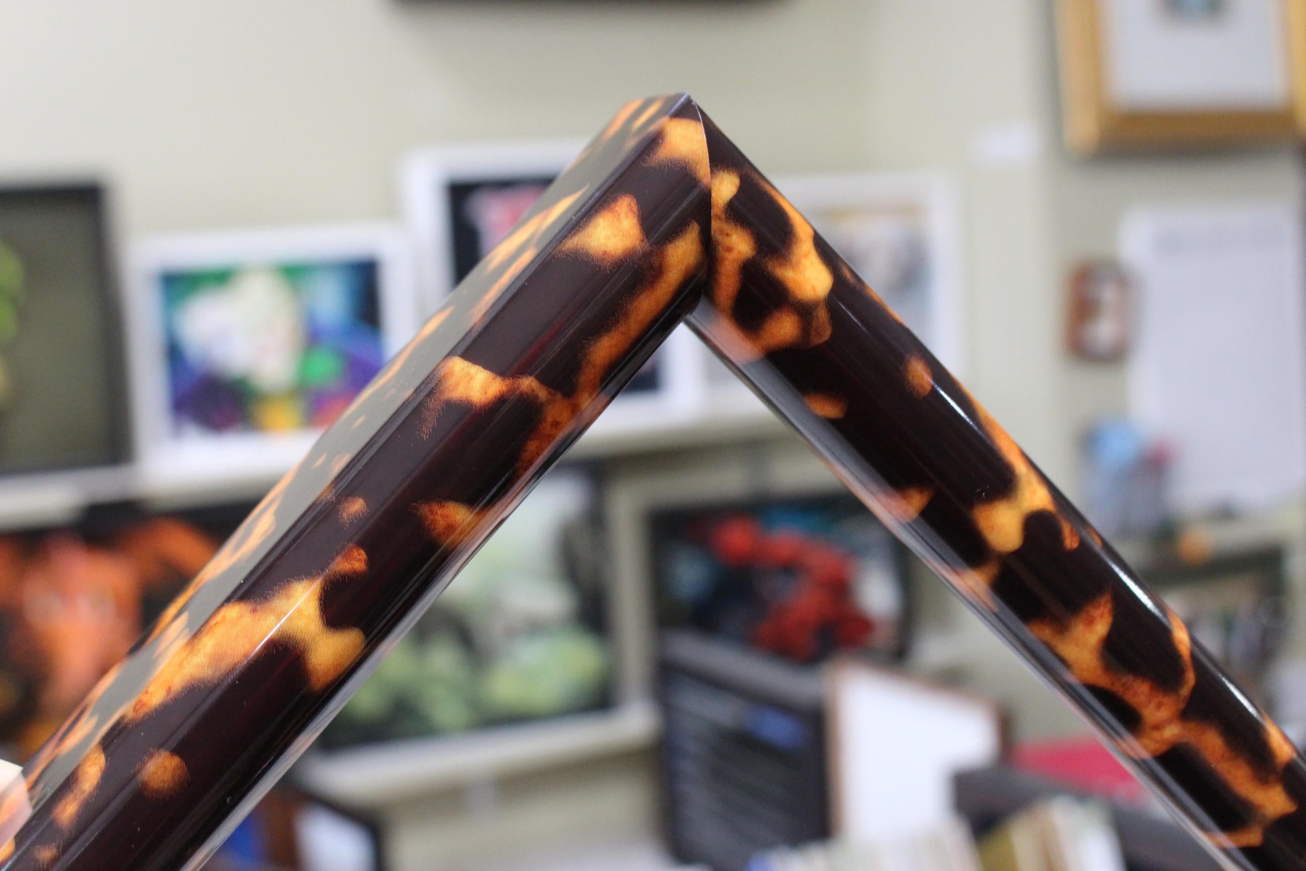 The Burlwood Collection - Wood Frames, Veneer Finish, Tortoise