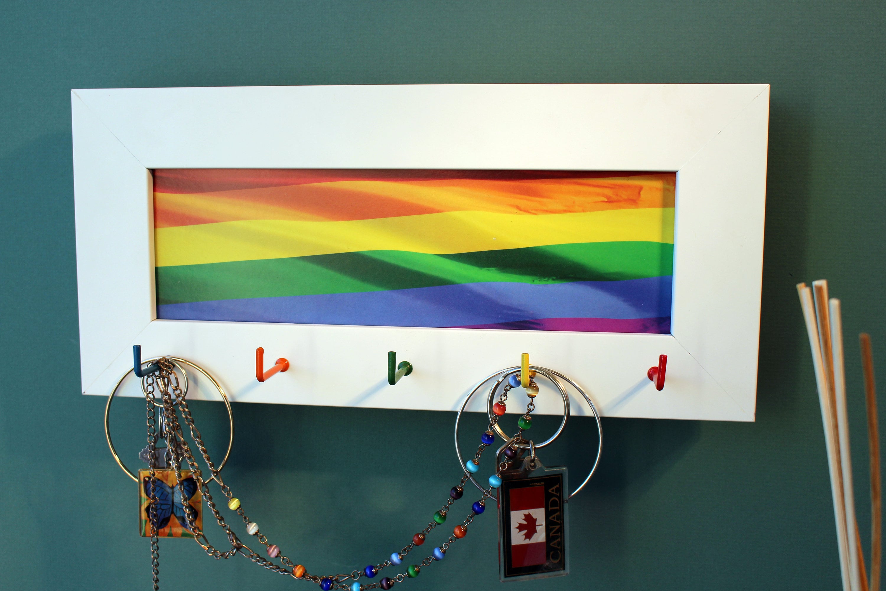 Pride Flags Key Pride Flag, Keyholder,lgbtq Gift, Rainbow Keyholder,true Colors, LGBTQ ...