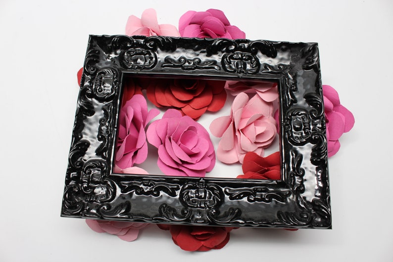 Lacquer Photo Frame, Family Frame, Wedding, Electric Colours, Lavo Collection, Handcrafted Italian moulding,Ornate High Gloss, Square Frame image 4