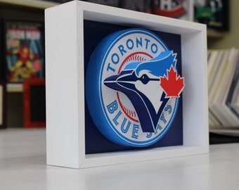 Toronto Blue Jays Baseball Gift For Toronto Blue Jays Fan 3D Art Sports Logo, MLB, Jays, Canada's Baseball Team