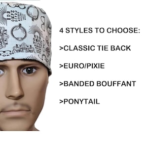 ophthalmology eyes Surgical SCRUB hat theatre cap anatomy sweatpad