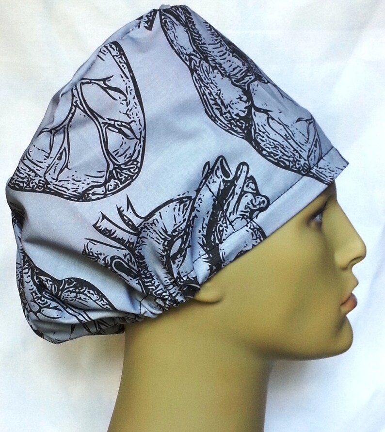 HEART Surgical Scrub Hat Operating Room Hat Theatre Cap Etsy