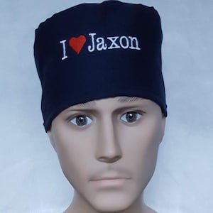 I HEART (LOVE) Pick Color /  Pick hat Style Surgical scrub hat operating room hat theatre cap sweatpad Anesthesia