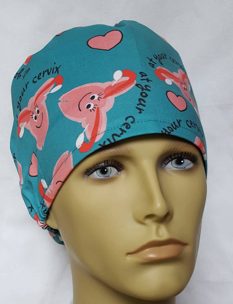 Cervix uterus PICK Style Surgical SCRUB hat theatre cap GYN | Etsy