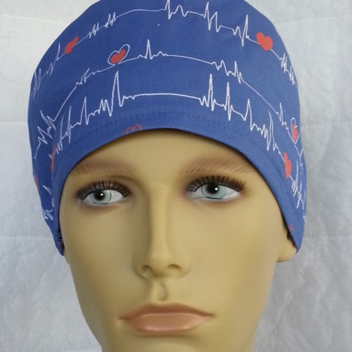 Heart Surgical SCRUB HAT Theatre Cap Cardiac Anatomy PIXIE - Etsy