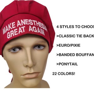 Haga que la anestesia vuelva a ser grandiosa Elija COLOR Elija sombrero ESTILO Gorro quirúrgico gorro de quirófano gorro de quirófano protector de sudor Anestesia