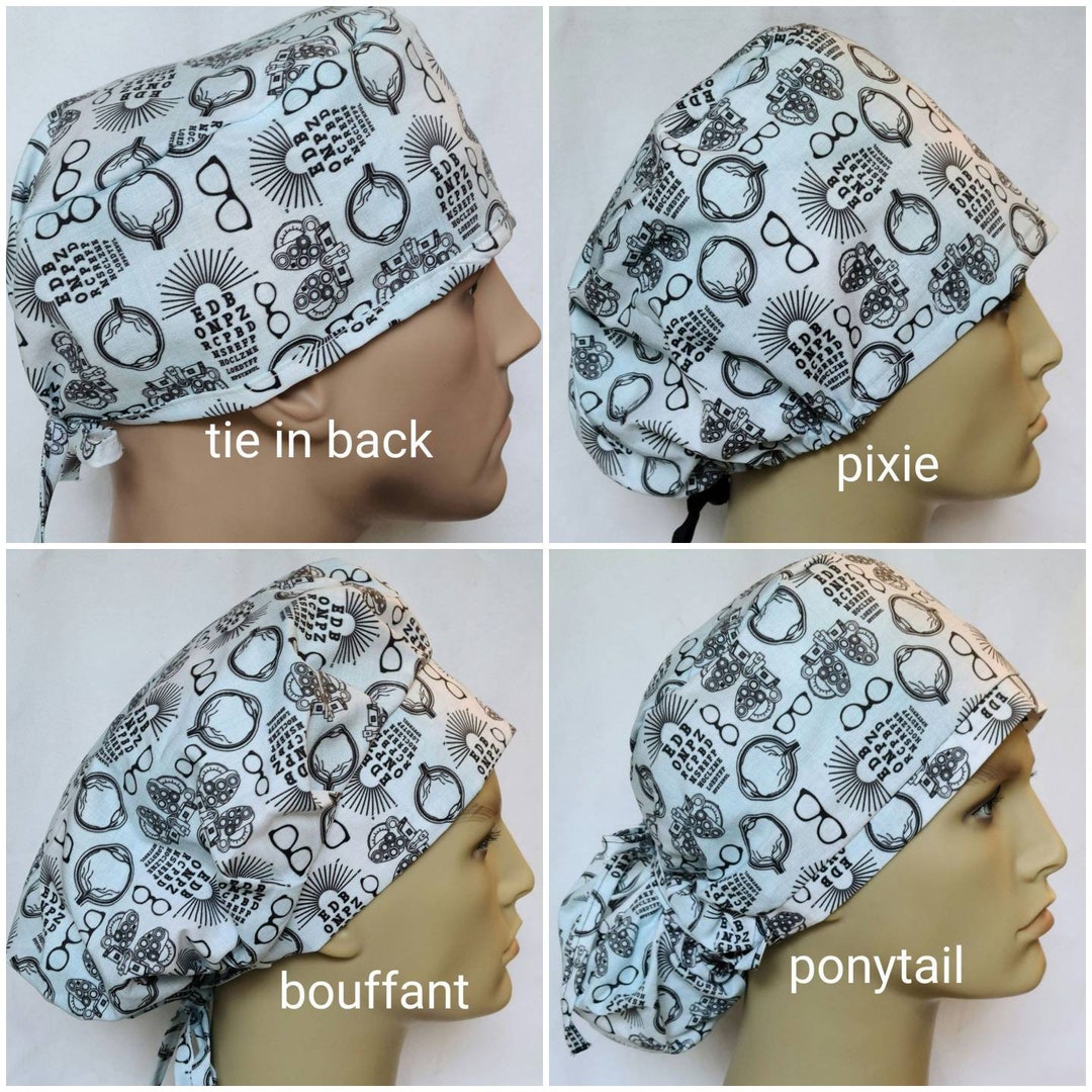 Ophthalmology Eyes Surgical SCRUB Hat Theatre Cap Anatomy - Etsy