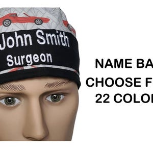 Name band surgical scrub NOT a cap