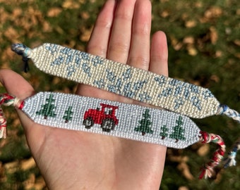 Handmade Winter Friendship Bracelets