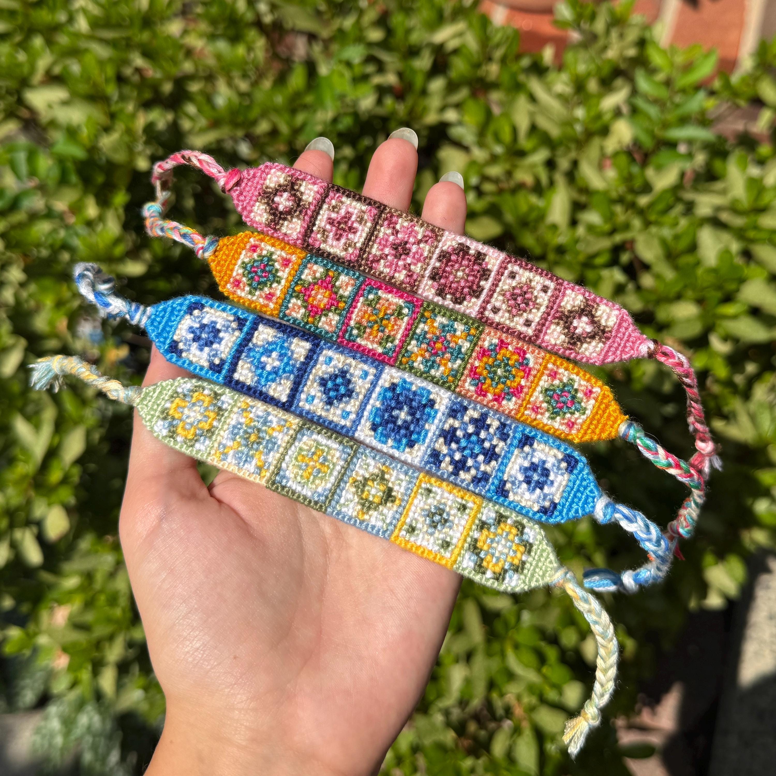 Handmade Patterned Friendship Bracelets