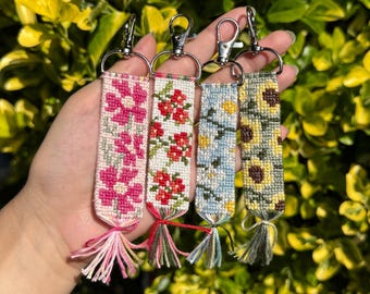 Handmade Friendship Bracelet Keychains