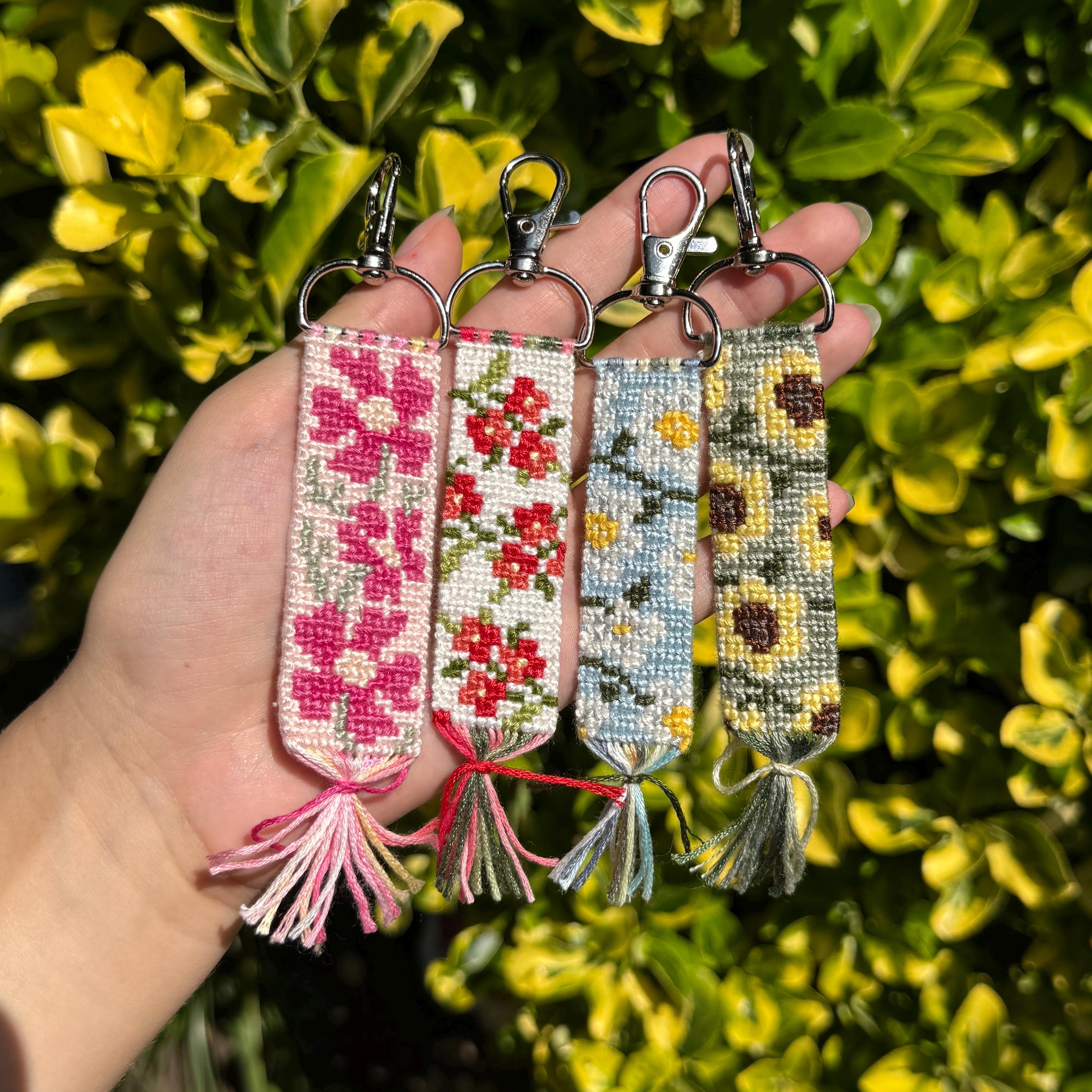 Handmade Friendship Bracelet Keychains
