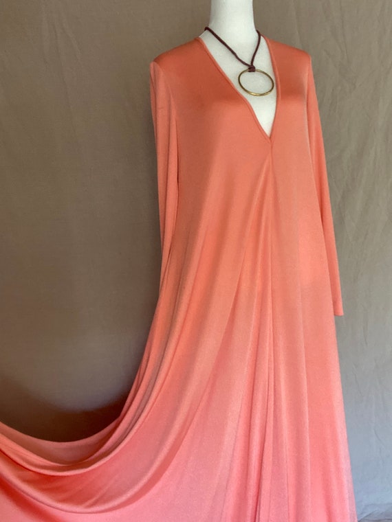 Anne Klein Peach Maxi Dress - Size S/M