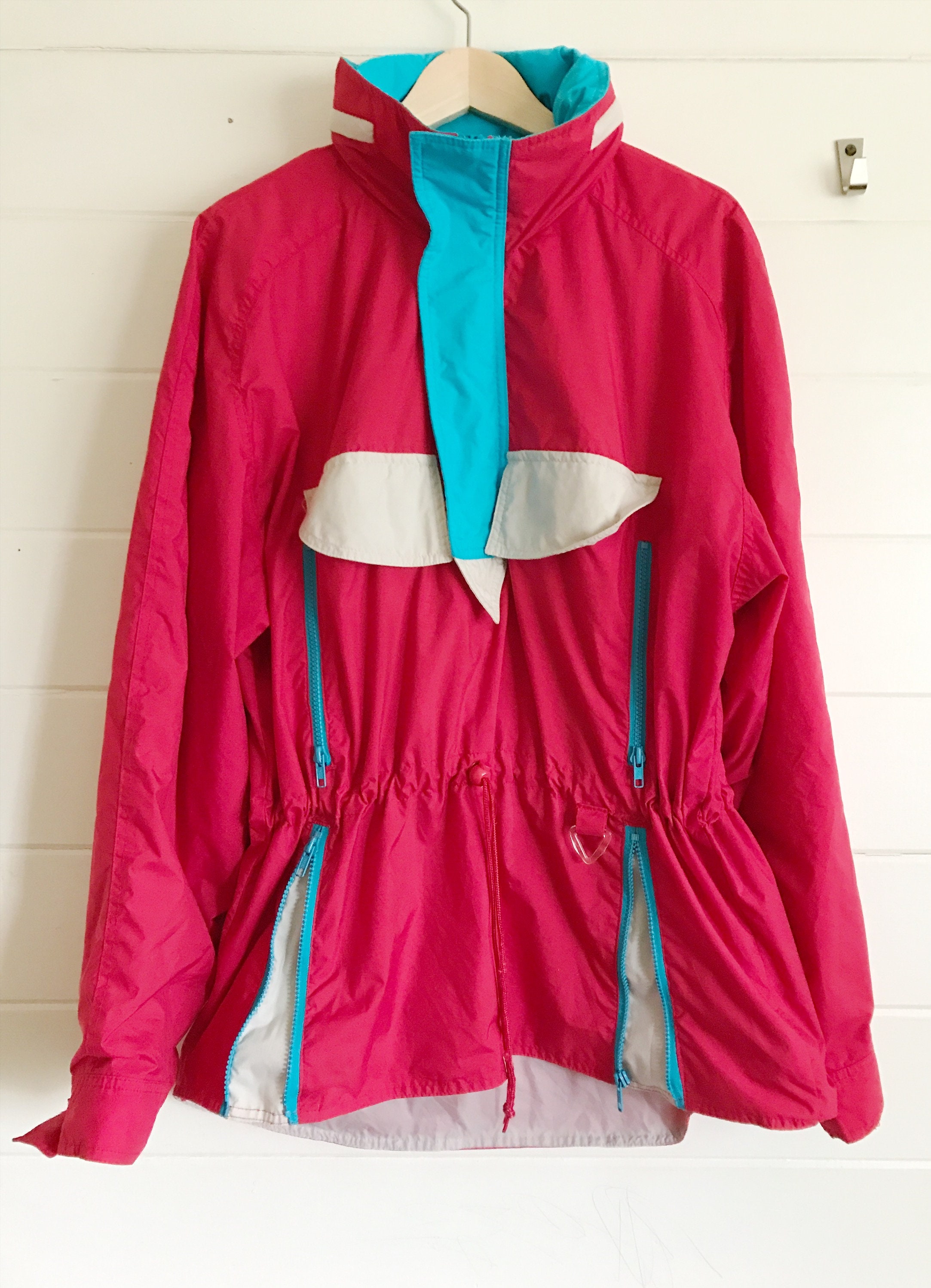 Windbreaker Ski Jacket Vintage by Skiiique Inernational | Etsy