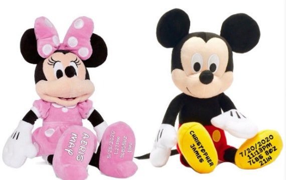 mickey mouse birth announcement