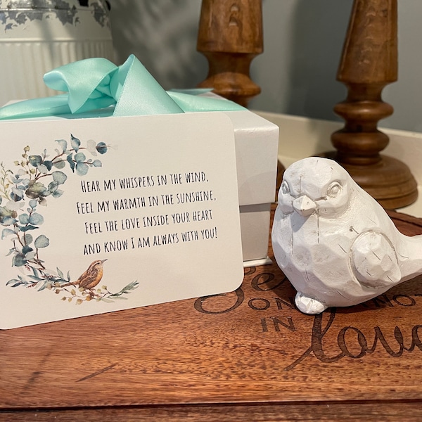 Comfort Sympathy Memorial Bird, Memorial Gift, Sympathy Gift, Comfort Gift, Loss of Loved One Gift, Memorial Delivery, Loss of Mom/Dad