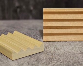 Wooden Soap Dish – Self Draining Soap Saver – Handmade Soap Holder – Eco Friendly Bathroom Accessory – Natural Poplar or Red Alder
