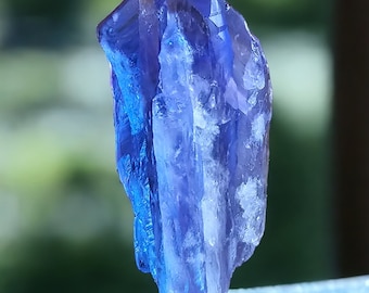 Bahia Amethyst Root Wand Crystal | Natural Double Terminated Point 1.5” | Intuition, Cleansing & Meditation Gemstone