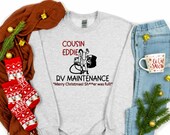 Christmas Vacation Griswold Cousin Eddie Grey Christmas Sweatshirt, Christmas, Christmas Crewneck, Shirt