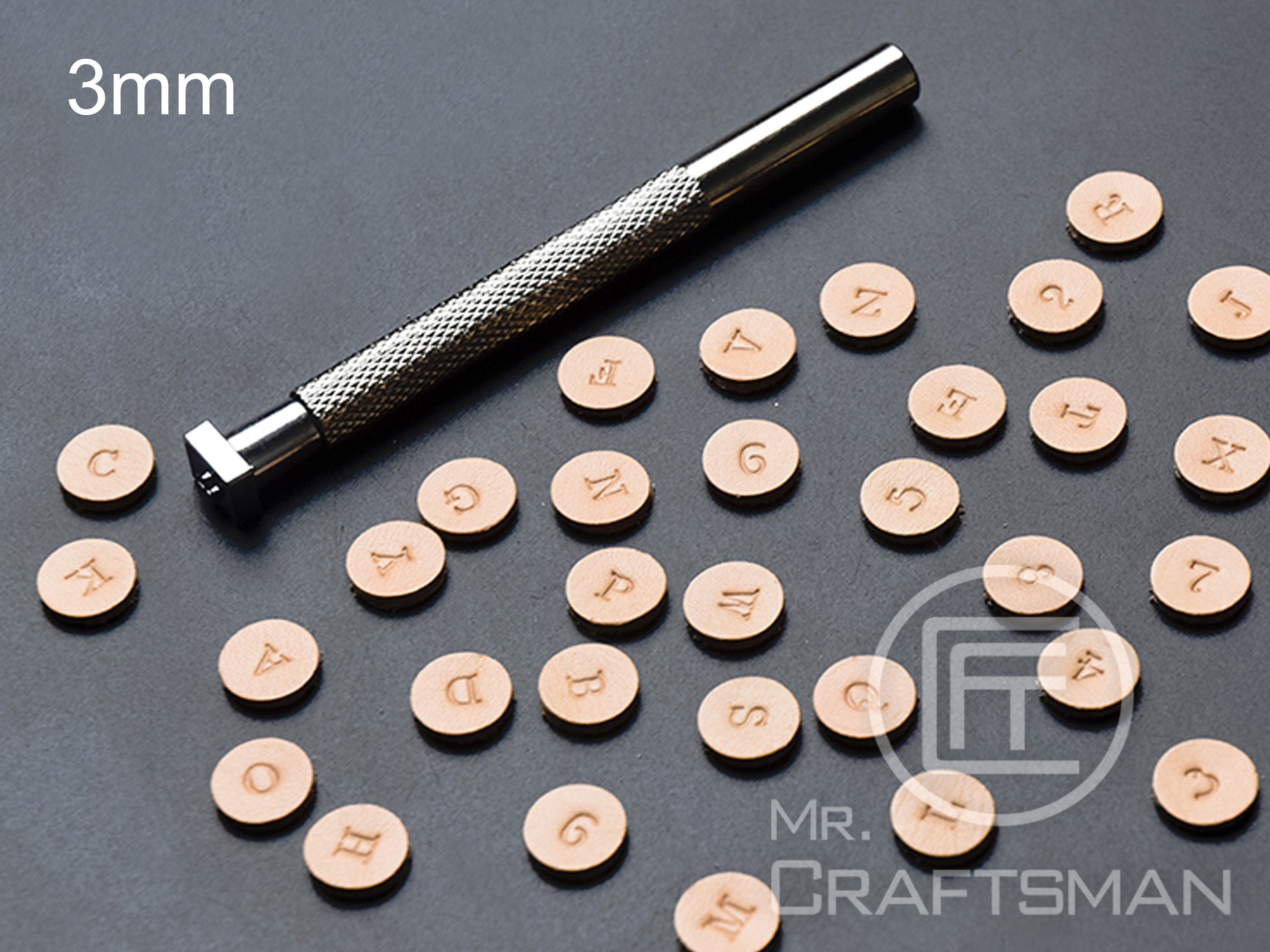 3MM Typewriter Font Combination Metal Alphabet Letter Stamp Set - Metal  Letter Stamps-Metal Stamping and Jewelry Tool - SGE-3UL
