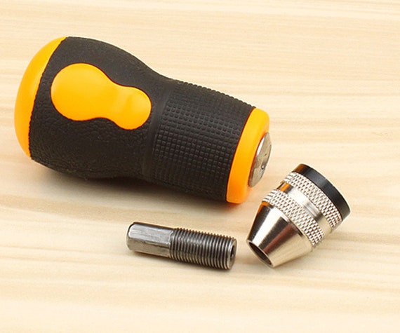 Portable Mini Hand Drill With 10pcs 0.8mm to 3mm Drill Bit Set