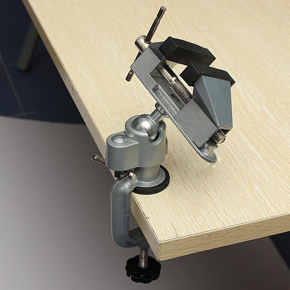 Professional Vises Bench Swivel Vise With Clamp 3 Inch Table Top
