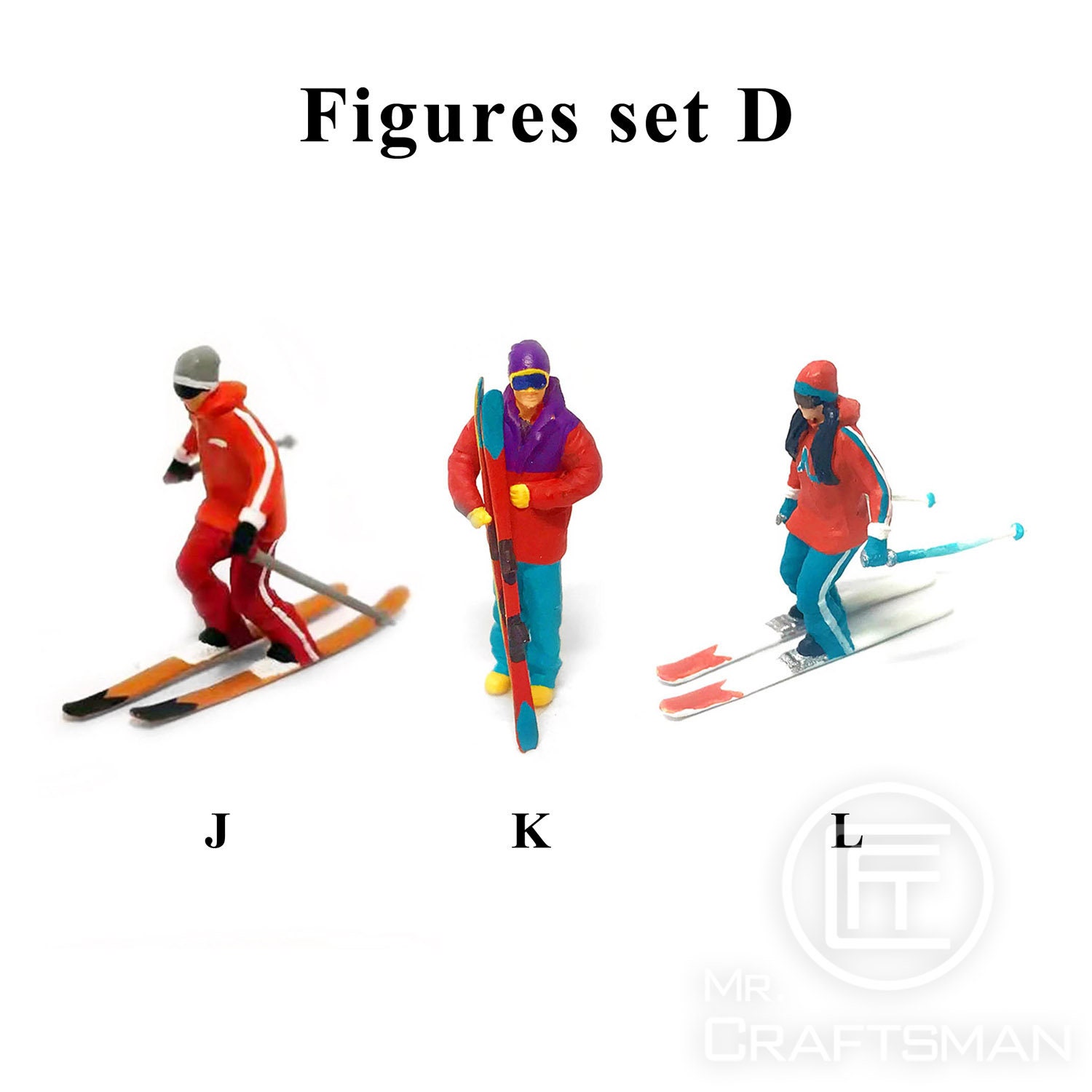 1/64 and 1/87 Mini Ski Sports Scene Detail Hand Painting Figurine Static  Landscape Model Layout Scenery Diy Miniature Dioramas Display AD 