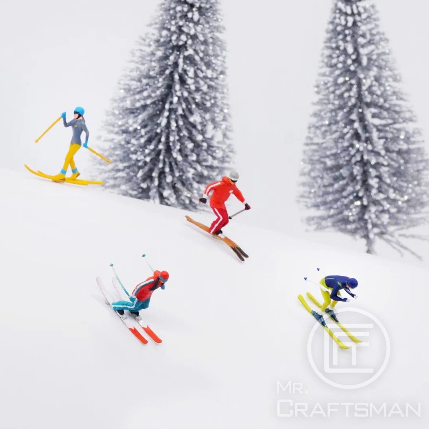 1/64 et 1/87 Mini Ski sport scène détail peinture à la main figurine  statique paysage modèle mise en page décor bricolage Miniature Dioramas  affichage AD -  France