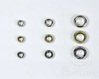 Metal Eyelets Grommets With Washers (30Set)