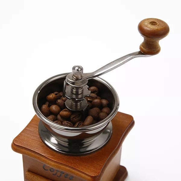 Retro Retro Wooden Coffee Bean Hand Grinder Family Mini Flour -  Norway